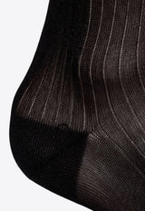 Dsquared2 Heart Appliqué Socks Black DFV023240_001