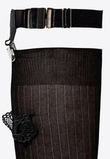 Dsquared2 Heart Appliqué Socks Black DFV023240_001