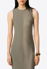 AMI PARIS Sleeveless Maxi Dress Gray FDR366AC0014_0952