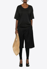 Lemaire Scoop-Neck T-shirt Black TO1146LJ1016_BK998