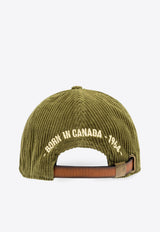 Dsquared2 Patch Corduroy Baseball Cap Green BCM087316204546_8066