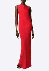 AMI PARIS Sleeveless Maxi Dress Red FDR366AC0014_632