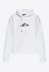 Dsquared2 Icon Print Drawstring Hoodie White S80GU0106D25007_100