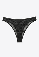 Marine Serre Monogram Mesh Briefs Black WUW052ACJER0005_BK99