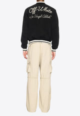 Off-White Script Varsity Bomber Jacket Black OMEH05FC99FAB001_1001