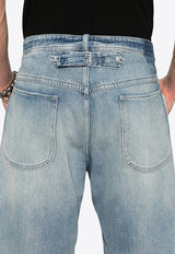 Maison Margiela Cut-Off Denim Shorts Blue S50MU0086S30383_961