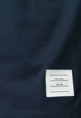 Thom Browne Name Tag Patch T-shirt Navy MJS067A00042_415