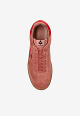 Isabel Marant Bryce Suede Low-Top Sneakers Pink BK0014FAC1E09S_FPRD