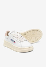 Autry Kids Boys Dallas Leather Low-Top Sneakers White KDLKFF_02