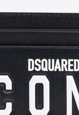 Dsquared2 Icon Leather Cardholder Black CCM002901507620_M063