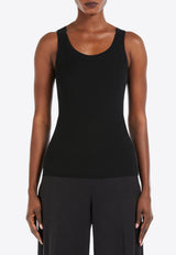Max Mara Eliadi Ribbed Wool Tank Top Navy 2511361021600ELIADI_007