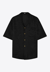 Versace Barocco Jacquard Short-Sleeved T-shirt Black 1020293 1A08883 1B000