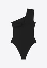 Versace Safety Pin Gathered One-Piece Swimsuit 1020499 1A14814 1B000