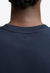 AMI PARIS Ami De Coeur T-shirt Navy BFUTS035724_430