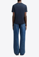 AMI PARIS Ami De Coeur T-shirt Navy BFUTS035724_430