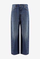 Givenchy Twisted Straight-Leg Faded Jeans Blue BM51MN516L401401_Blue_34275585