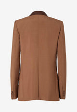 Fendi Double-Breasted Wool Blazer Brown FJ7649AQ3HF1T6L_Tobacco_34276903