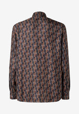 Fendi Fendinity Print Silk Long-Sleeved Shirt Multicolor FS1319AVDBF1TRS_Peltroblu_34276936