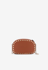 Valentino Rockstud Leather Shoulder Bag Brown 7W2P0AR4VSHHG5_Brown_31123350