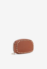 Valentino Rockstud Leather Shoulder Bag Brown 7W2P0AR4VSHHG5_Brown_31123350