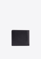 Balenciaga Logo Print Leather Wallet Black 5945491IZI31090_Black_34275664