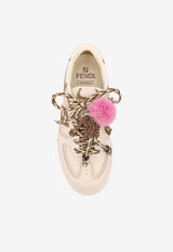 Fendi Match Platform Sneakers with Charm Cream 8E8721AY9NF1TO4_BIA.ICE+BIA.ICE+CAMM_34276920