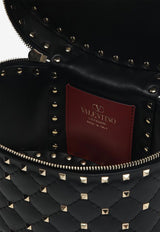 Valentino Rockstud Spike Leather Vanity Bag Black 6W2B0Q93NAP0NO_Black_34275591