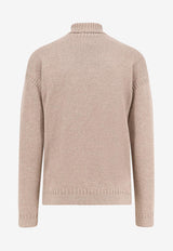 Loro Piana Tyne High-Neck Cashmere Sweater Beige FAP5976D0V9_VOLCANIC SOIL_29850778