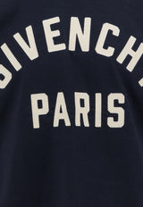 Givenchy Logo Embroidered T-shirt Navy BM71NK3YRS411_Navywhite_34275679