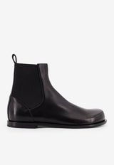 Fendi FF Squared Nappa Leather Chelsea Boots Black 7U1787AUJKF0ABB_Neronero_34276973