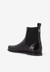 Fendi FF Squared Nappa Leather Chelsea Boots Black 7U1787AUJKF0ABB_Neronero_34276973
