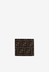 Fendi FF Jacquard Leather Wallet Brown 7M0169ALWKF0L3T_Tbmrnrpall_34276972