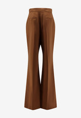Fendi Classic Wool-Blend Pants Brown FR6648AQ3HF1T6L_Tobacco_34276949