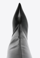 The Attico Lea 65 Leather Knee-High Boots Black 251WSH00879LBT019AA_100
