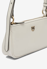 PINKO Mini Half Moon Baguette Crossbody Bag White 105069A0QOZ14Q_ca698a25-bdfa-4ad3-95ec-1dfe5089ed8c