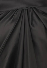 Balenciaga Knotted Midi Skirt Black 831248TSO91_1000_Black_32772858