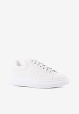 Alexander McQueen Oversize Leather Sneakers White 553680WIAIG9007_White_29857200
