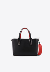 Christian Louboutin Mini Cabata Studded Leather Tote Bag Black 3255086B078_BLACK/GUN METAL_29853347