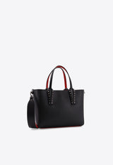 Christian Louboutin Mini Cabata Studded Leather Tote Bag Black 3255086B078_BLACK/GUN METAL_29853347