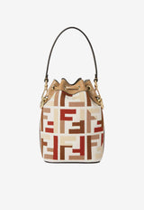 Fendi Mon Tresor FF Jacquard Bucket Bag Multicolor 8BS093AYDFF1TVK_MLC+GREZZO+OS_29854369
