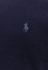 Polo Ralph Lauren Embroidered Logo Wool Sweater Navy 710974148001_HUNTER NAVY_29843204