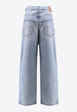 Balenciaga Faded Wide-Leg Jeans Blue 745213TRW556185_CLASSIC_29846944