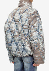 Diesel W-kons Distressed Puffer Jacket Light Blue A187620LKCP7FG_Light Blue_29847524