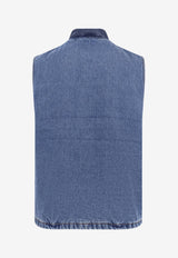 Levi's Padded Denim Vest Blue A85800000_Med indigo_29848366