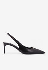 Dolce & Gabbana Lollo 60 Leather Slingback Pumps Black CG0796A573880999_Black_29840336