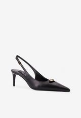 Dolce & Gabbana Lollo 60 Leather Slingback Pumps Black CG0796A573880999_Black_29840336