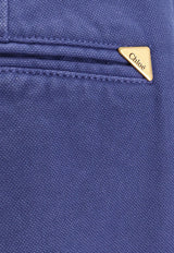 Chloé Classic Wide-Leg Pants Blue CH25SPA76365_401_DEEP BLUE_32772802