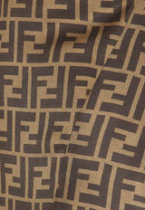 Fendi FF Logo Silk Midi Skirt Brown FQ7601A8G3F1440_FANGO/TABACCO_29853155