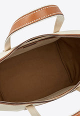 Polo Ralph Lauren Embroidered Logo Canvas Tote Bag Cream 428973072001_ECRU CUOIO_29839316