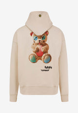 Barrow Bear Print Hooded Sweatshirt Beige F5BWUAHS04713_Beige_29842094